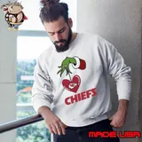 Kansas City Grinch Heart Christmas 2024 shirt