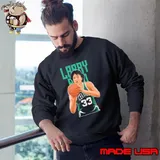 Larry Bird Ready to Shoot #33 Bold American former professional basketball player Sweatshirt