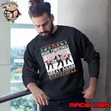 Make Christmas Great Again Ugly Sweater Santa Trump Dance Sweatshirt