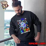 Minnesota Vikings I wear blue for Autism accept understand love Sweatshirt