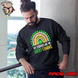 My Students Are My Lucky Charms Teacher St Patricks Day Rainbow Sweatshirt