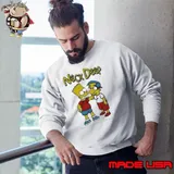 Neck Deep The Simpsons Bart Simpson Putih Everything's Coming Up Milhouse Van Houten Shirt