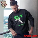 No Look Reverse Hurdle Fly Saquon Fly Football Sweatshirt