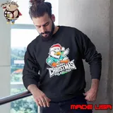 Philadelphia Eagles Mascot Santa Merry Christmas Sweatshirt