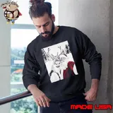 Reindeer Selfie Christmas Party Selfie Funny Reindeer Xmas Sweatshirt