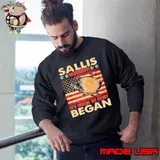 Sallis Mississippi It's Where My Story Began Usa Flag 4Th Of July Sweatshirt