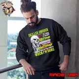 Skilled enough to take it apart patient enough to put it back together skull Sweatshirt