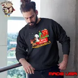 Snoopy sleigh Merry Christmas Sweatshirt
