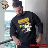 Snoopy x Woodstock Los Angeles Chargers make me drinks Sweatshirt
