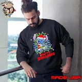 Stitch Xmas lights Merry Stitchmas Christmas Sweatshirt