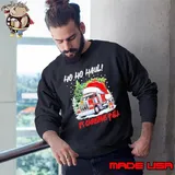 Truck Santa hat Ho ho haul it’s Christmas y’all Sweatshirt