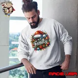 We Are Family Christmas 2024 Sublimation Santa Hat Christmas Crew Sweatshirt