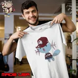 Wooper Pokemon wearing Colorado Avalanche NHL jersey Shirt
