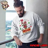 Xmas Reindeer I Love Being A Meemaw Like A Normal Grandma Only More Fabulous Sweatshirt