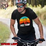 Awesome Free Donald Trump Retro Sunset Shirt