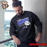 Buffalo Bills 2025 AFC Championship Conference Champions Vintage Style With Helmet Sweatshirt