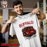 Buffalo Football trample rumble design cartoon vintage Shirt