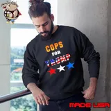 Cops For Trump Best American Flag shirt