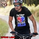 Heart real women love football smart women love the Buffalo Bills colors shirt