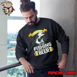 I Just Want To Go Fishing And Drink Some Beer Shirt