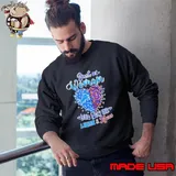 Just a woman who loves her Detroit Lions and Detroit Tigers heart Sweatshirt