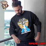 St. Brown god first family second then Detroit Lions football Shirt
