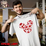 Disney Head Love Prehistoric Animals heart Unisex