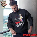 Grillin Retro Rifle Skeleton BBQ Shirt