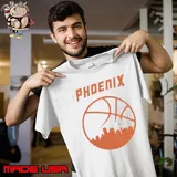 Hot Phoenix Basketball Retro City Arizona State Unisex