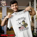 I Must Be An 18 Year Old In 2001 The Way I’m Ready To Die For Bush The Simpsons American Flag Unisex