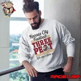 Kansas City Chiefs Football Three Peat We Ain't Done Yet Helmet Leopard shirt