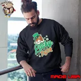 Lucky to Be a Tiger Saint Patrick’s Day Tiger Town Graphics Sweatshirt