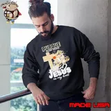 Purdue in my veins Jesus in my heart basketball mascot Sweatshirt