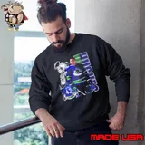 Quinn Hughes Ice Hockey Defence NHL Retro 90s 2025 Sweatshirt