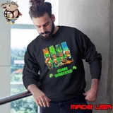 Shamwrecked Funny St. Patrick's Beer Drinking Leprechaun Sweatshirt