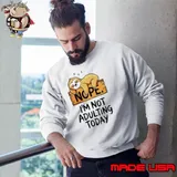 Sloth Nope I'm Not Adulting Today Shirt