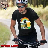 There is gold at the end of the rainbow beer st patricks day Unisex