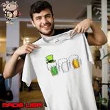 Top Beer St Patrick's Day Irish Beer Shamrock Unisex