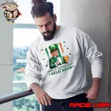 Trump drink beer make St Patrick's day great again US Irish flag Shirt