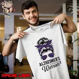 Alzheimer's Awareness Day Warrior Messy Bun Women Unisex