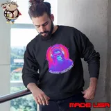 Blurry Creatures Bigfoot Headphones Sweatshirt