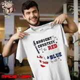 Brought Courtsesy The Red White And Blue Toby Keith Usa Flag T-Shirt
