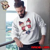 Charlie Brown Snoopy Cleveland Guardians Heartbeat Sweatshirt