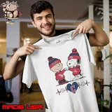 Charlie Brown Snoopy Cleveland Guardians Heartbeat Shirt