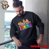 Everyone Is Welcome Here Gay Pride Hands Sweatshirt