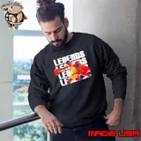 Kobe vs MJ Legends stacked repeat Sweatshirt