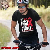 My Dad's Fight Is Fight Multiple Myeloma Awareness Stars Unisex
