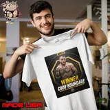 Poster UFC Fight Night Cody Brundage defeats Julian Marquez in the first round via TKO Mar 2025 shirt