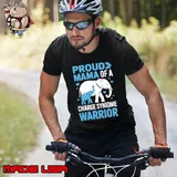 Proud Mama Of A Charge Syndrome Warrior Hearts Elephant T-Shirt