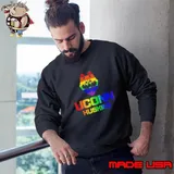 UConn Huskies LGBT Pride Logo Sweatshirt
